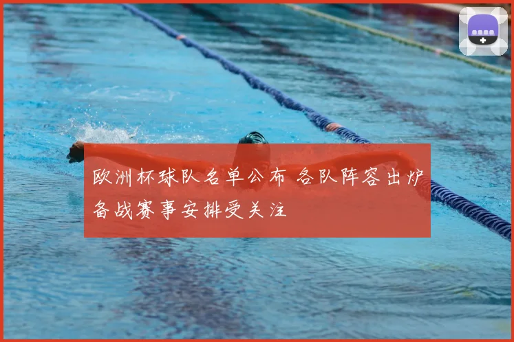 欧洲杯球队名单公布 各队阵容出炉备战赛事安排受关注